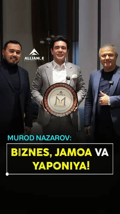 Murodxon Nazarov: biznes, shaxsiy brend va Yaponiya